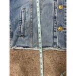 Aviator Nation  Denim Live Free Cropped Jean Jacket Size Small Photo 5