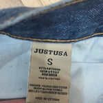 Just USA  boutique denim raw hem distressed shorts sz small Photo 2