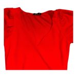 Top 10 Red Puff Short Sleeve Crop Top Size S Photo 2