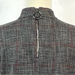 ZARA Ruffled Hem Gray Tunic Top Mini Dress Size M Photo 8