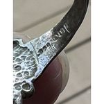 Ted Ott Sterling Silver Turquoise Native American Chief Head Ring 16g Sz 9/9.5 Blue Photo 4