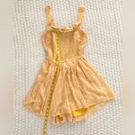 Hollister Smocked Open Back Romper - Golden Yellow - S Photo 10