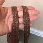 CHAPS Faux Leather Vegan Brown Silver-Colored Hardware Shoulder Tote Bag Photo 7