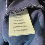 FIGS  Scrub Top Womens Small Navy Blue Casma Three-Pocket Technical Collection Photo 3