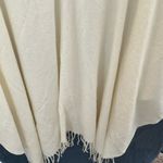 Jessica McClintock  Cream/Gold glitter sparkle SHAWL with golden closing clasps- Photo 6