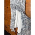 Lulus  These Memories Light Blue Floral Print Ruffled Midi Dress Dance Size XL Photo 4