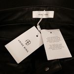 ANINE BING ππ Connor Pant ~ 100% Leather Belted Straight Leg Black Small S NWT Photo 15