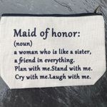 Maid of honor mesh zipper bag Tan Photo 0