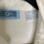 Vintage White Shirt Lace Embroidered Cutout Pintuck Front Cotton Sz Small Photo 5