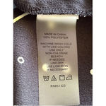 Vince Camuto Womens Multicolor Long Sleeve Satin Night Navy V-Neck Blouse PM Photo 6