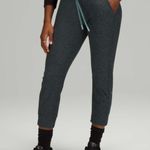Lululemon Ready To Rulu Jogger Size 8 Crop Heathered Tidewater Teal/Black Soft Green Photo 0