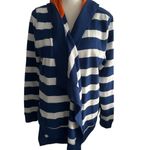 Ralph Lauren LAUREN Blue LRL Orange Striped Hoodie Size Large Photo 3