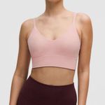Lululemon  Focuser Scoop-Neck Bra *Light Support, C/D Cup Pink Haze Size XL Photo 0