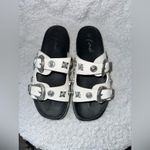 Western Buckle Detail Double Strap
Sandals Black Size 7 Photo 8