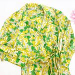 ZARA Blogger Favorite Fave Printed Satin Wrap Mini Dress: Floral Paisley Photo 5