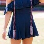 Cotton Candy LA Blue Off The Shoulder Romper Photo 0