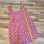 Lulus Lulu’s Pink & Black Polka Dot Romper XS Photo 3