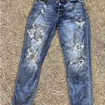 Judy Blue  Jeans Womens Size 7/28 Boyfriend‎ Fit Distressed Stretch Blue Denim Photo 0