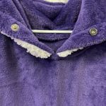 Purple Wearable Blanket Lots of Pockets Hoodie Oversized Sweatshirt One Size Size L Photo 11