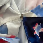 Alfani  Women's Petite Printed Wrap Dress Blue Soft Blooms Size 10P NWT Photo 11