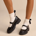 Lulus Black Mary Jane Shoes Photo 0