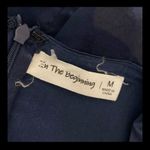 Cheeky Bliss In The Beginning Navy puff dress - Size Medium Photo 4