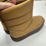 Madewell Toasty Puffer Boots Womens 8 Snow Tan Slip On Warm Winter Waterproof Photo 4