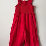 Eloquii Elements Red Smocked Wide-Leg Jumpsuit – Women’s Size 16 Photo 3