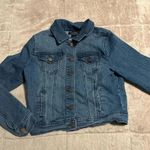 Jou Jou Jean Jacket Size Small Denim Blue Cropped Photo 0