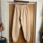 White Fox Boutique White Fox Tan Cotton Blend Sweatpants w Drawstring Elastic Waistband - size XS Photo 2
