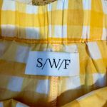 Anthropologie  SFW Jolie Yellow Gingham Tapered Pants cottagecore NWT Photo 3