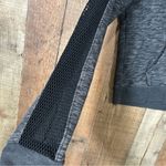 PINK - Victoria's Secret Victoria’s Secret PINK Sequin Hoodie Zip Up Gray Mesh Sleeve Size Small Bling Photo 3