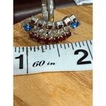 USA Jewelry Bundle: Fourth of July Vintage Fashion Ring, Earrings & Flag Pin Red Photo 10