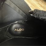 ALDO NEW Women's Boots Aurla Black Vegan Rhinestone Glam Heeled Night Out Size 9 Photo 12