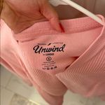 Pink Ribbed Rosemary Beach Long Sleeve Top Photo 2