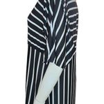 Carole Hochman Carole Hochmen Luxe Jersey Striped Black White Caftan Petite Small NWOT Photo 6