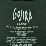 Gojira Magma Album Thrash Metal Band T-Shirt Size Large Photo 3