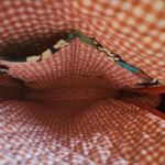 Quilted‎ Backpack Womens Navy Blue Floral Polka Dot Zipper Boho Photo 2