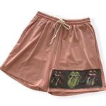 Via Penny Lane Reworked Apparel | The Rolling Stones Pink Graphic Shorts Large Photo 0