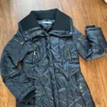 Andrew Marc longer length black coat size medium Photo 1