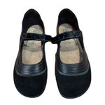 Naot Kire Mary Jane Flat Black Suede & Leather Size 38 7 Photo 6