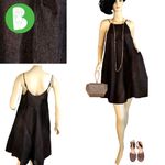 HACHE METALLIC BROWN WIDE LEG TENT ROMPER WITH POCKETS NWT (8) Photo 1