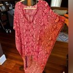 Buddy love Derby high low caftan dress sz M/L RARE Snakeskin Print Size M Photo 0