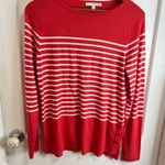 Fairway & Greene Women's Lia Sweater Sun Kiss Coral cashmere blend Orange Size M Photo 1