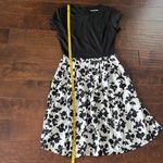 NWT Women's Casual Party Dress Pockets Puffy Swing Black & White MSRP $51 Size L Photo 6