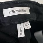 Good American Good Waist Split Hem Jeans Black Women’s Size 26 Grommet Detail Photo 9