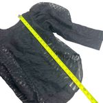 Gracia  Black Zebra Print Sheer Mesh Top Photo 10