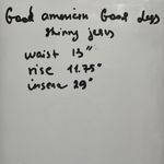 Good American Women’s Good Waist High Rise Distressed Black Skinny Jeans size 27 Photo 14