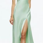 Alice + Olivia Harmony Midi Dress in Green Tea Photo 3