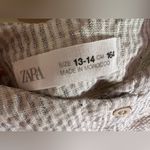 ZARA  Striped Denim Crop Top Blue & White Sleeveless Square Neck Size 13-14 Cm 16 Photo 6